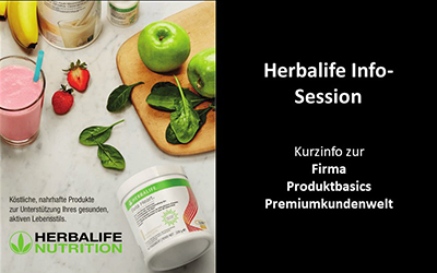 Herbalife-Infosession 22.03.21